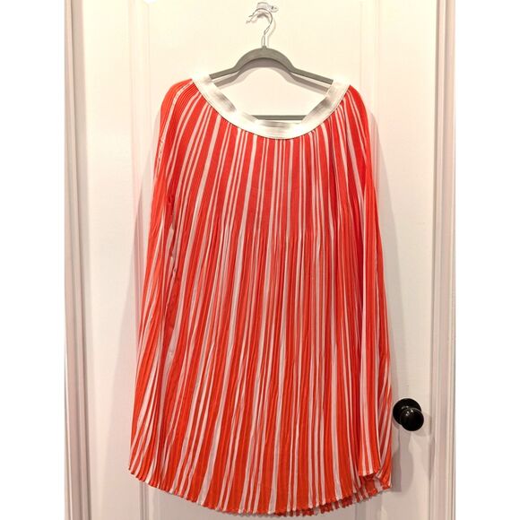 Kim Rogers Dresses & Skirts - Kim Rogers Pleated Striped Maxi Skirt Size M Resort Vacation Wear Skirt